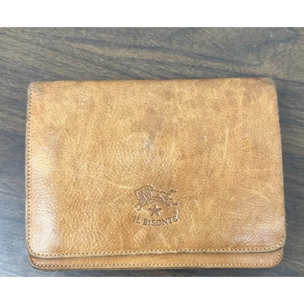 Il Bisonte Men's Leather Card Case